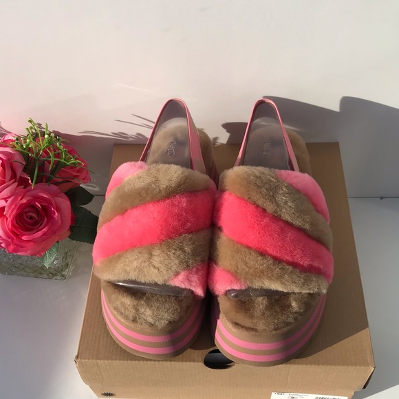 UGG Disco Stripe Slide - Picture 1 of 9